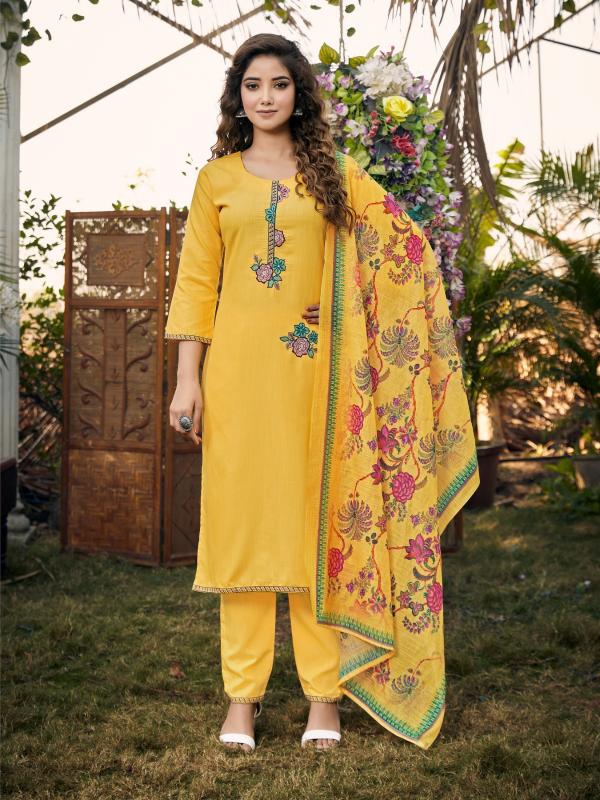 Vitara Ofira Beautiful Kurti With Bottom Dupatta Collection